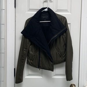 Bcbg faux suede jacket